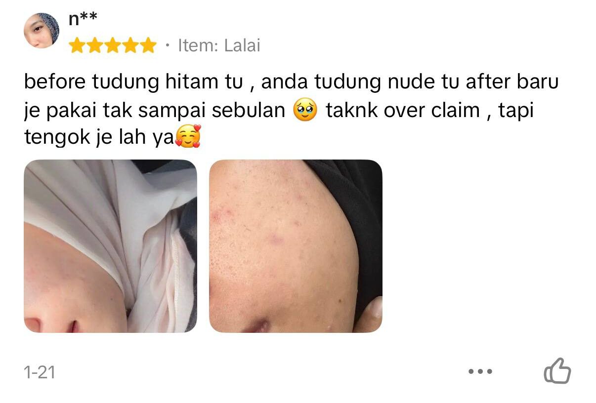 Testimoni pelanggan 1