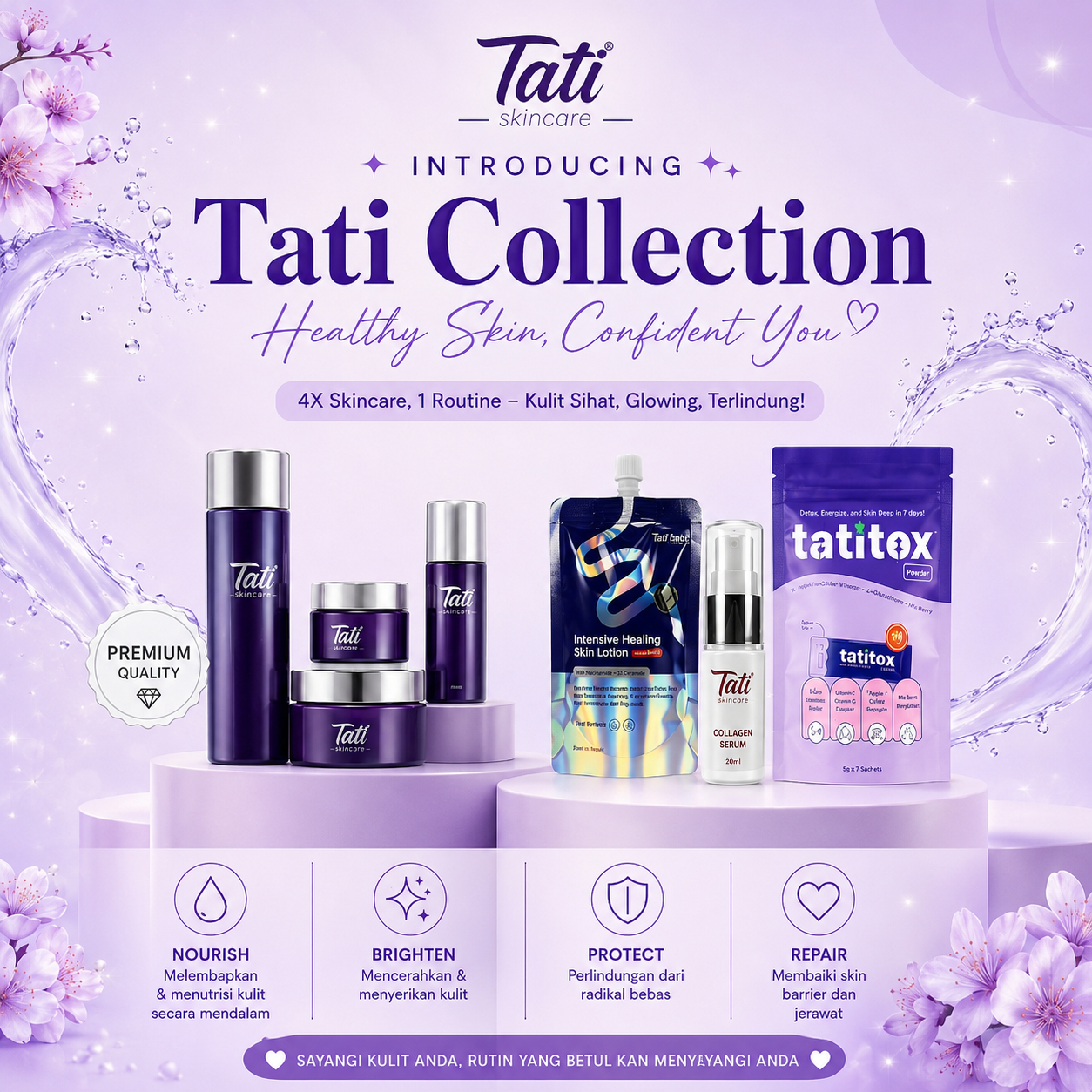 Koleksi produk Tati Skincare